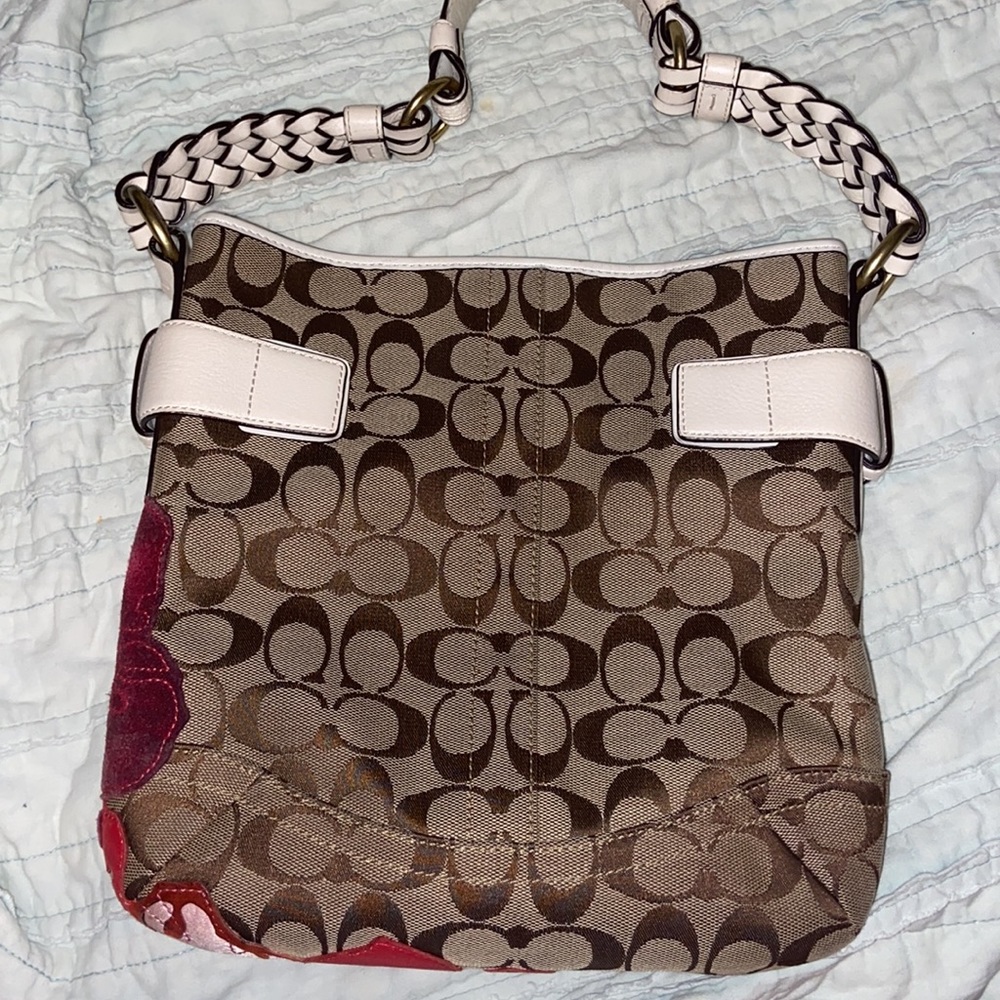 COACH Signature Poppy Soft HANDBAG - Picture 2 of 4